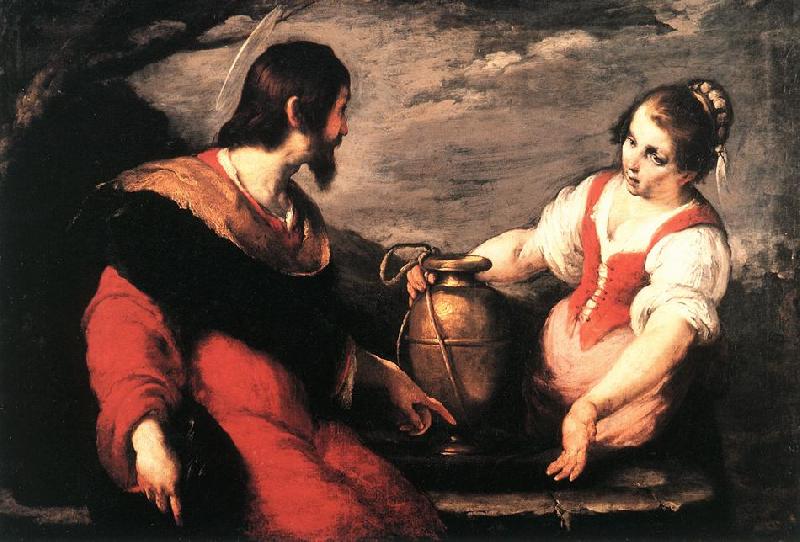 STROZZI, Bernardo Christ and the Samaritan Woman xdg France oil painting art